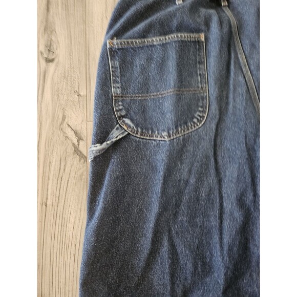 Vintage Polo Ralph Lauren VelcroBack Carpenter Jean Shorts Men’s 38 Denim Y2K - Picture 4 of 8